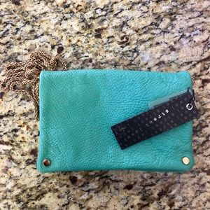 NWT Seafoam Spring Clutch Purse